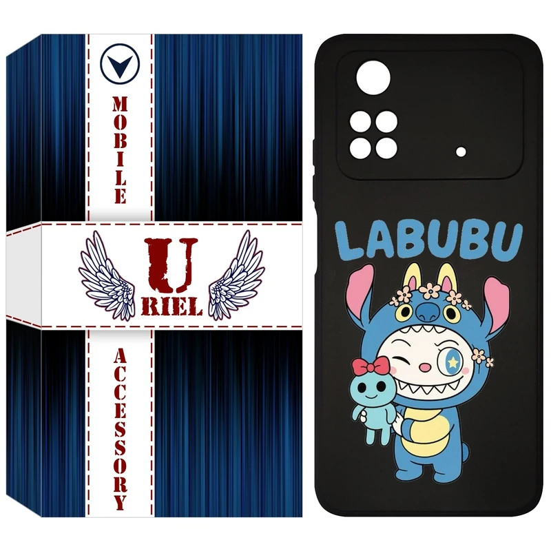 کاور یوریل قاب مدل KSH کد 112 طرح عروسک لبوبو مناسب برای گوشی موبایل شیائومی Poco M4 Pro 4G