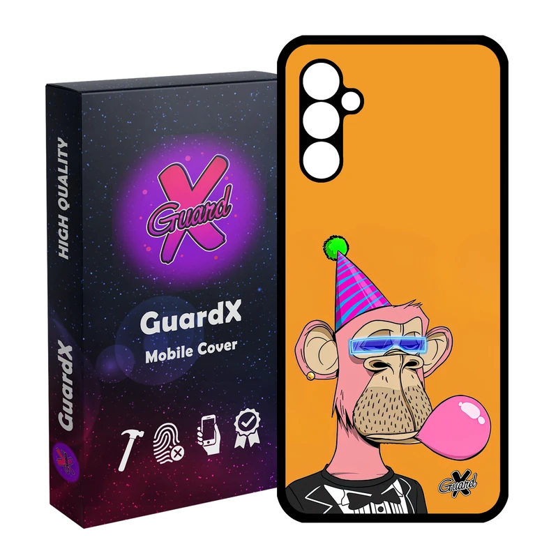 کاور گارد ایکس طرح میمون مدل Glass10433 مناسب برای گوشی موبایل سامسونگ Galaxy A24/A24 4G/M34 5G