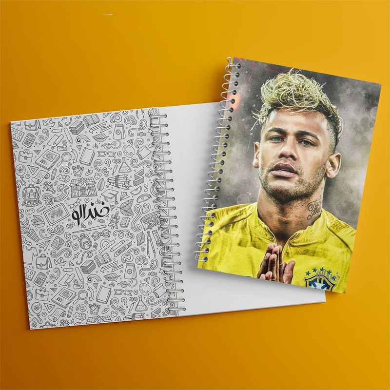 دفتر مشق 50 برگ خندالو مدل نیمار کد 2119