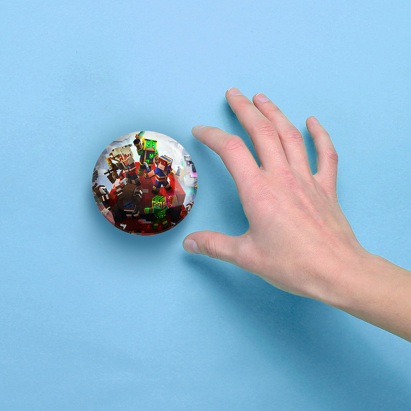 آینه جیبی خندالو مدل بازی ماینکرافت Minecraft  کد 23282