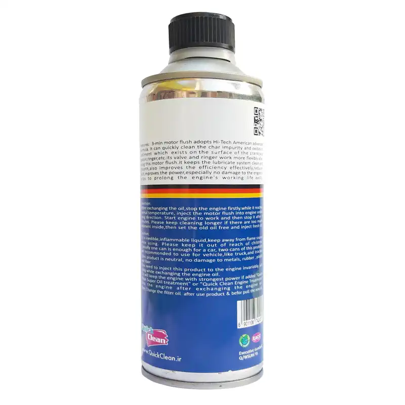 محلول موتور شوی داخلی کوییک کلین مدل 3MIN حجم 400 میلی لیتر