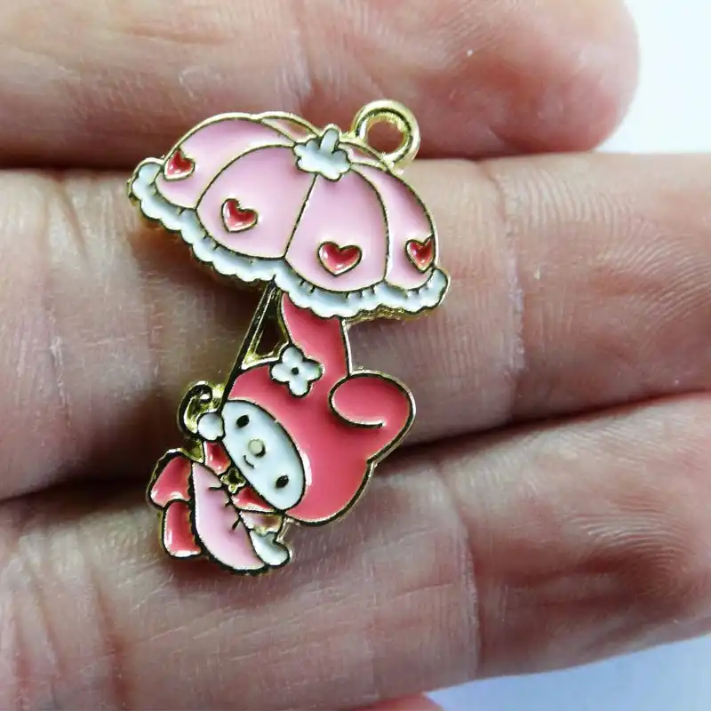 آویز گردنبند بچگانه مدل خرگوش چتردار زیبا کد AG 1008