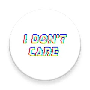 برچسب مدل I Dont Care مناسب برای پایه نگهدارنده مغناطیسی