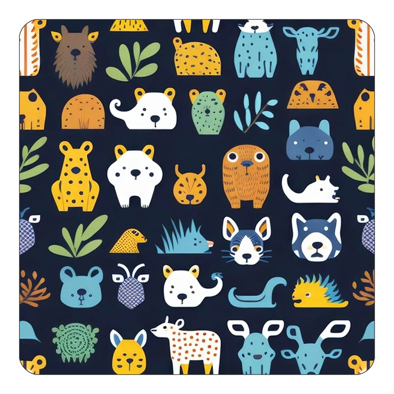 مگنت کاکتی طرح حیوانات رنگی مدل mp26750