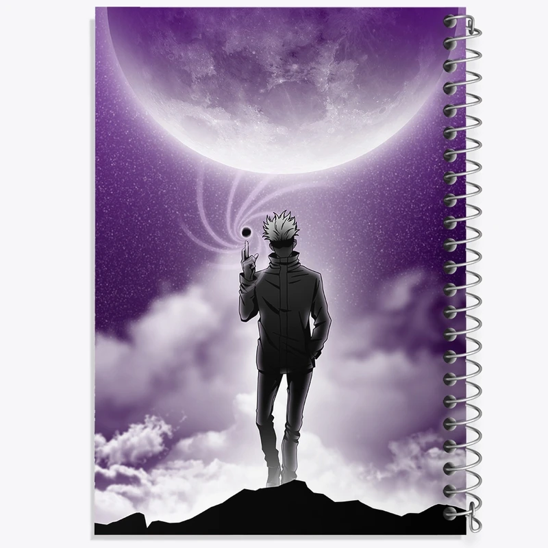 دفتر شطرنجی 50 برگ خندالو مدل انیمه جوجوتسو کایزن کد F819