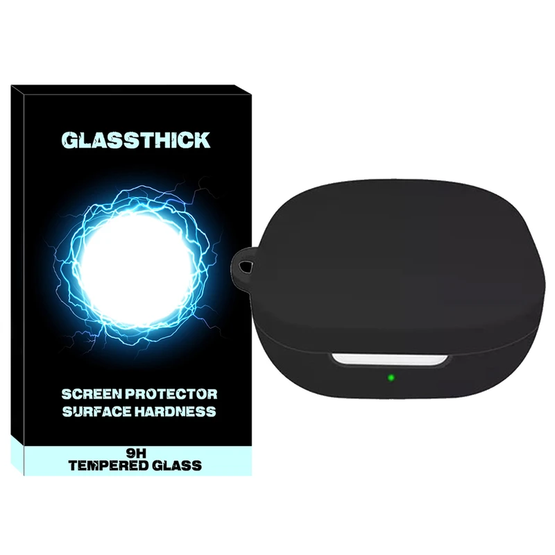 کاور گلستیک مدل Silicon-GL مناسب برای کیس هدفون بی سیم کیو سی وای Melobuds ANC