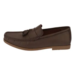 کفش کالج مردانه چرم مشهد مدل J6166-091