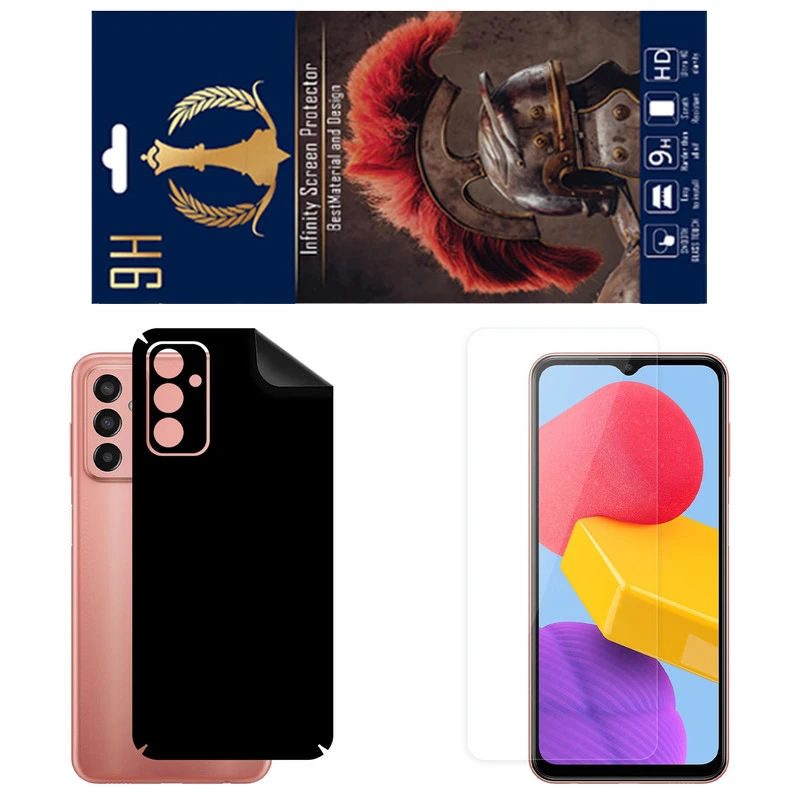 برچسب پوششی اینفینیتی مدل RG مناسب برای گوشی موبایل سامسونگ Galaxy M13 به همراه محافظ صفحه نمایش