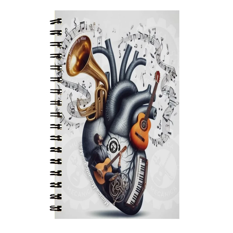 دفتر نت موسیقی 40 برگ طرح عشق موسیقی کد 601