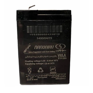 باتری یو پی اس 6 ولت 4.5 آمپر صبا باتری مدل sb