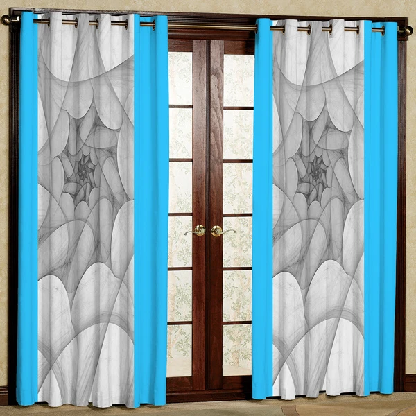 پرده مدل مخمل پانچی کد 7647 سایز 280x140 سانتی متر