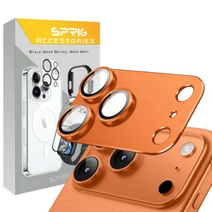 محافظ لنز دوربین فلزی اسپریگ مدل All-Round-IP مناسب برای گوشی موبایل اپل Iphone 17 Pro Max