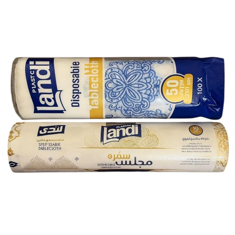 سفره یکبار مصرف لندی مدل Mix مجموعه 2 عددی