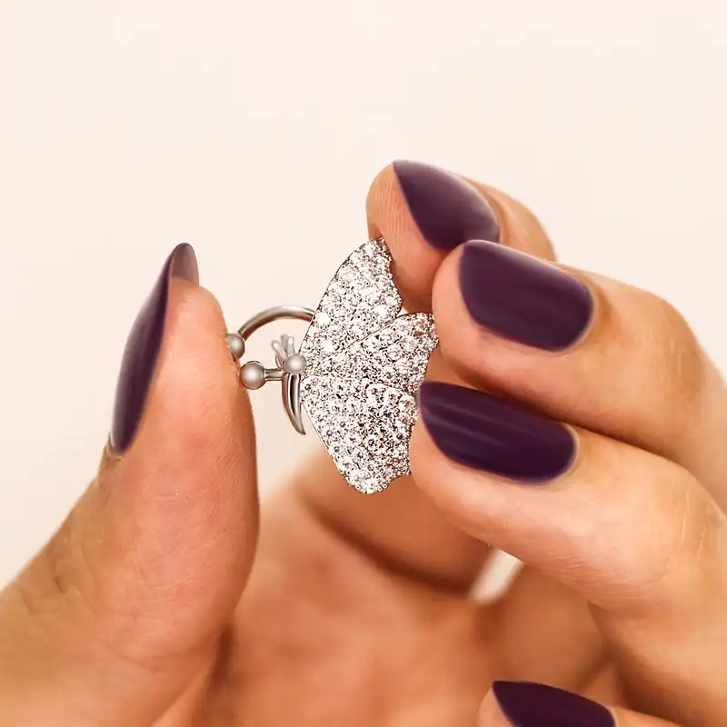 پیرسینگ گوش زنانه پایتخت مدل PS1085 کد ایرکاف فیک