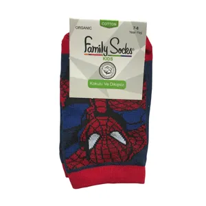 جوراب ساق بلند پسرانه مدل مرد عنکبوتی fbs