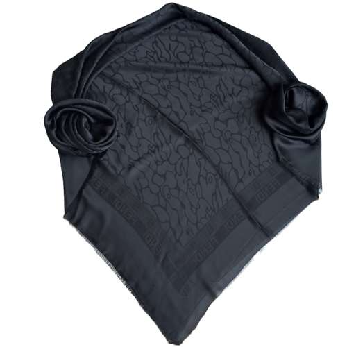 روسری زنانه فندی مدل نخی قواره بزرگ