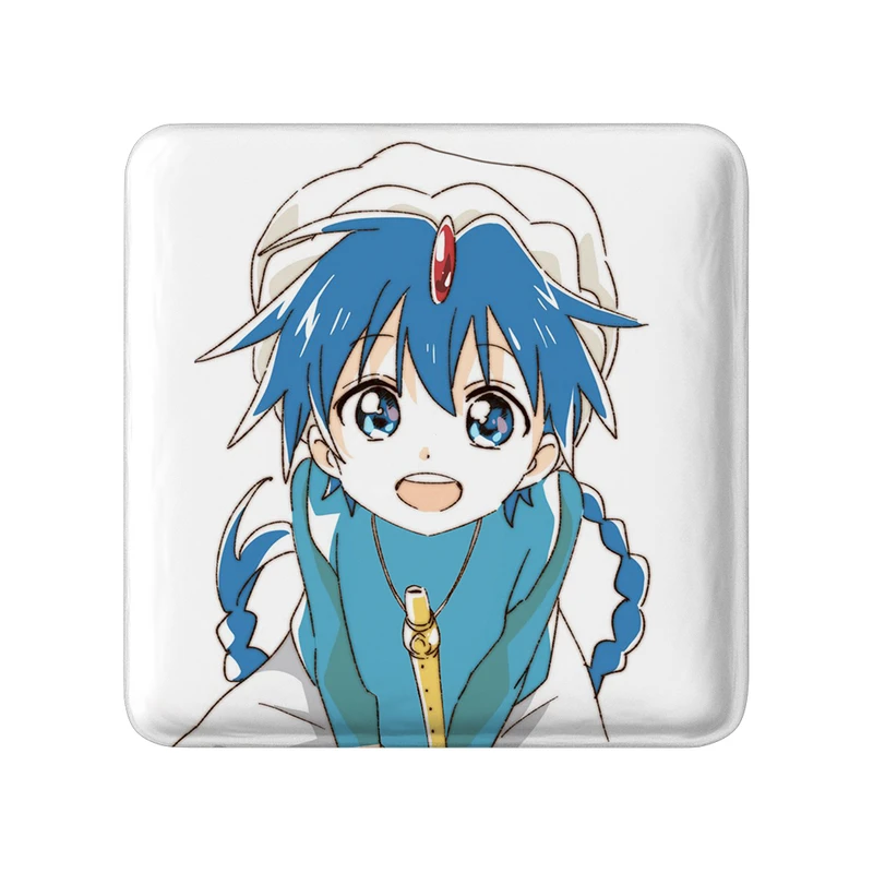 پیکسل خندالو طرح مورجیانا انیمه ماگی هزارتوی سحر و جادو مدل مربعی کد 36040