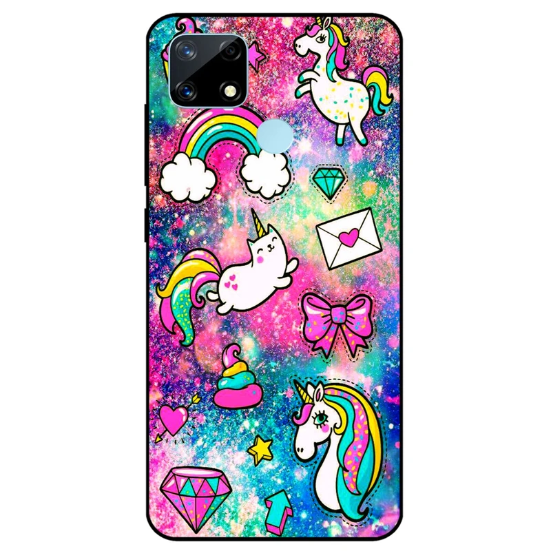 کاور مگافون طرح تک شاخ مدل 8155 مناسب برای گوشی موبایل ریلمی 7i / C12   