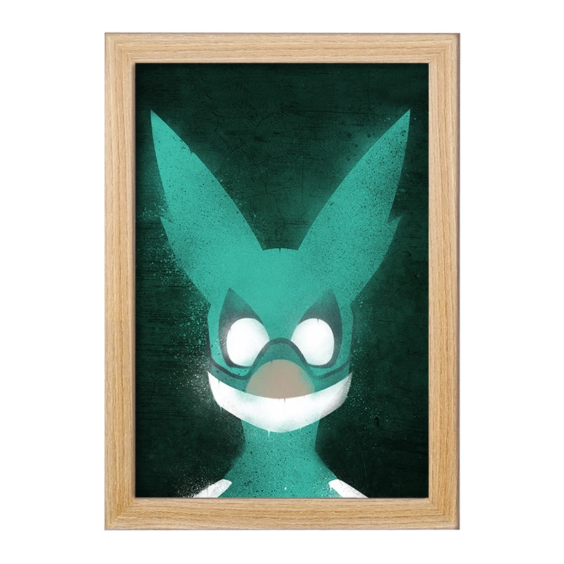 تابلو خندالو مدل دکو انیمه آکادمی قهرمان من  کد 16145