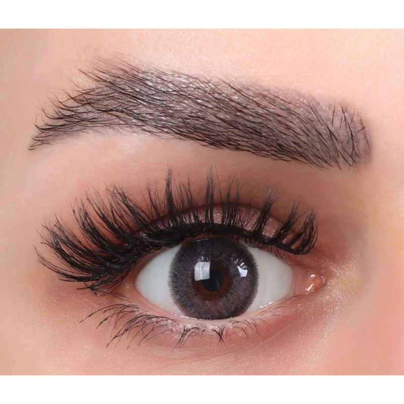 لنز چشم بیوتی شماره 7 مدل NQB210 رنگ خاکستری تیره