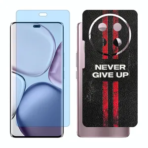 Glass Together model matte anti bluescreen protector suitable for Honor X9c mobile phone with back cover sticker