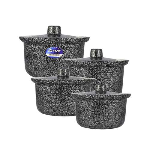 سرویس قابلمه 8 پارچه بی نظیر مدل چکشی