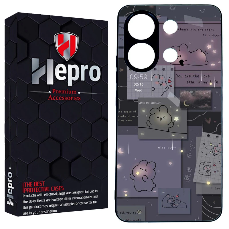 کاور هپرو طرح فانتزی مدل TPU مناسب برای گوشی موبایل شیائومی REDMI NOTE 13 4G