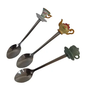 قاشق چای خوری مدل فانتزی مجموعه 3 عددی