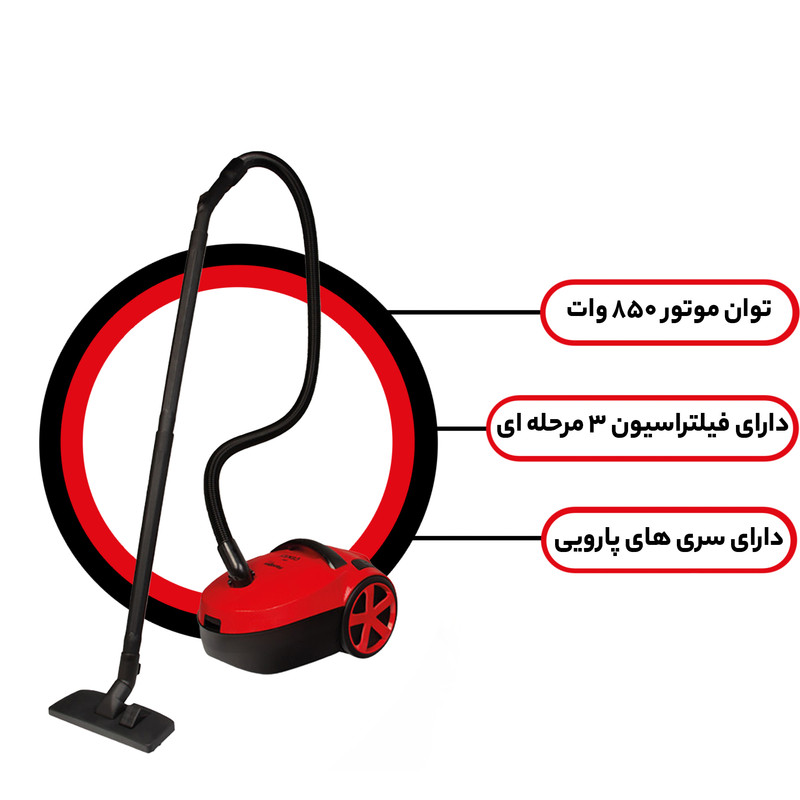 جاروبرقی فانتوم مدل DC3000