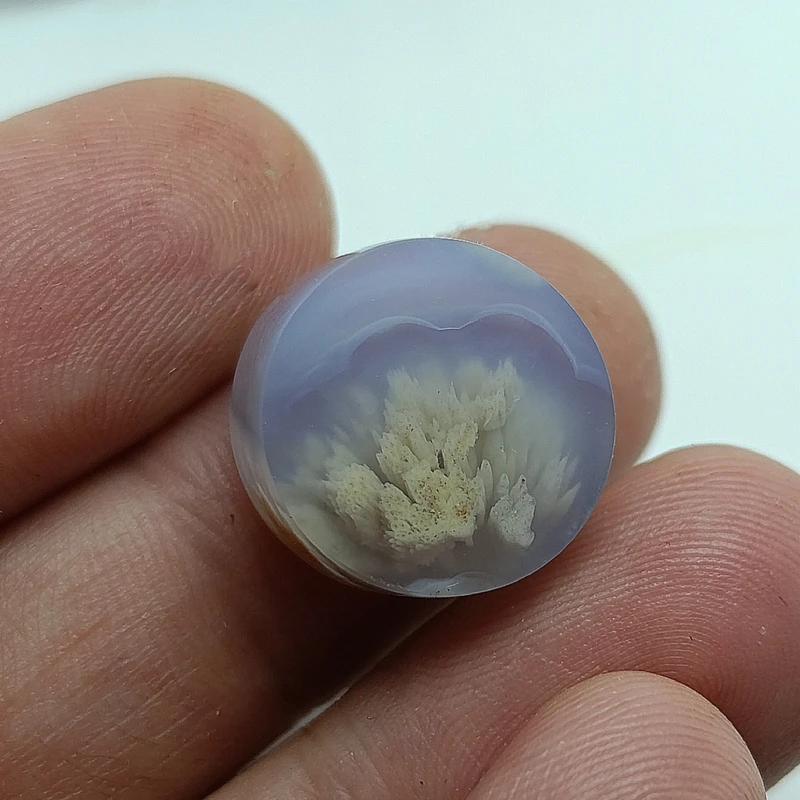 عکس شماره 2 : سنگ زینتی عقیق مدل دو گل کد p2