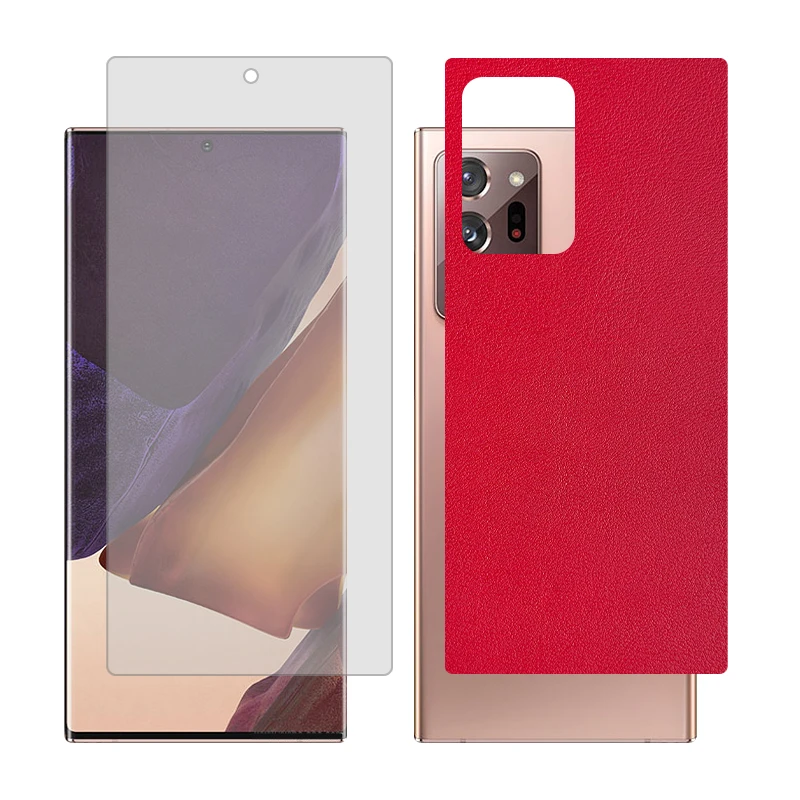 محافظ صفحه نمایش مات گلس مدل together مناسب برای گوشی موبایل سامسونگ Galaxy Note20 Ultra 5G  به همراه برچسب پوششی پشت گوشی