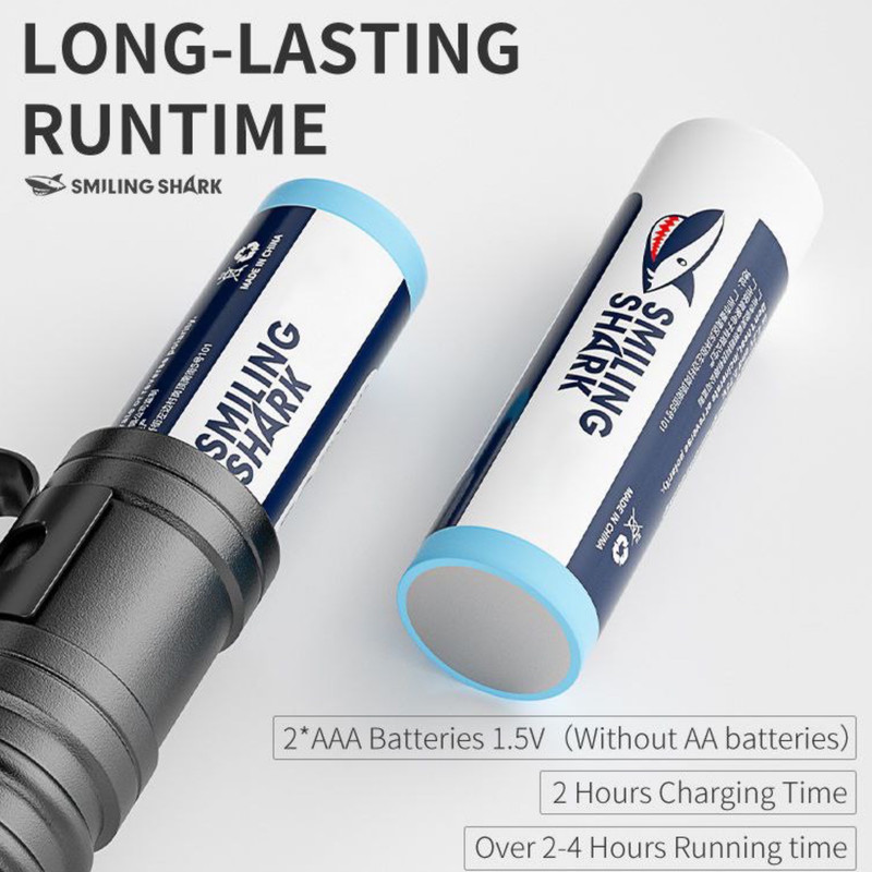 چراغ قوه دستی اسمایلینگ شارک مدل SD-12