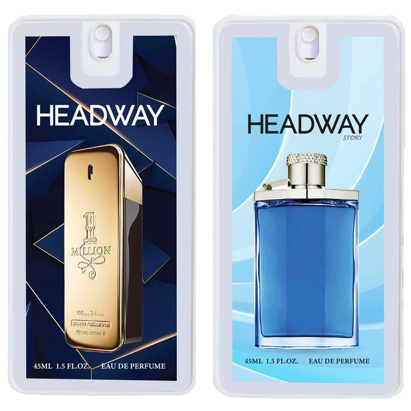 عطر جیبی مردانه هدوی مدل دانهیل دیزایر بلو و پاکو رابان وان میلیون حجم 45 میلی لیتر بسته 2 عددی