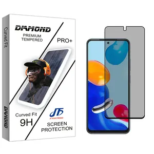 JF Diamond Privacy Screen Protector For Xiaomi Redmi Note 11 4G