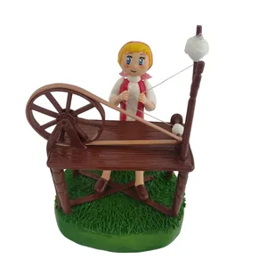 مجسمه مدل حنا دختری در مزرعه 