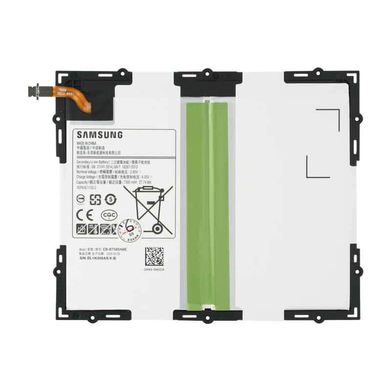 باتری تبلت مدل EB-BT585ABE43 ظرفیت 7300 میلی آمپر ساعت مناسب برای تبلت سامسونگ 10.1 Galaxy Tab A
