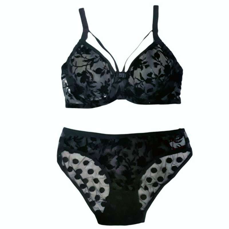 ست شورت و سوتین زنانه مدل مخملی