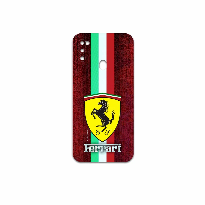 برچسب پوششی ماهوت مدل Ferrari مناسب برای گوشی موبایل سامسونگ Galaxy M21 (2021) Edition