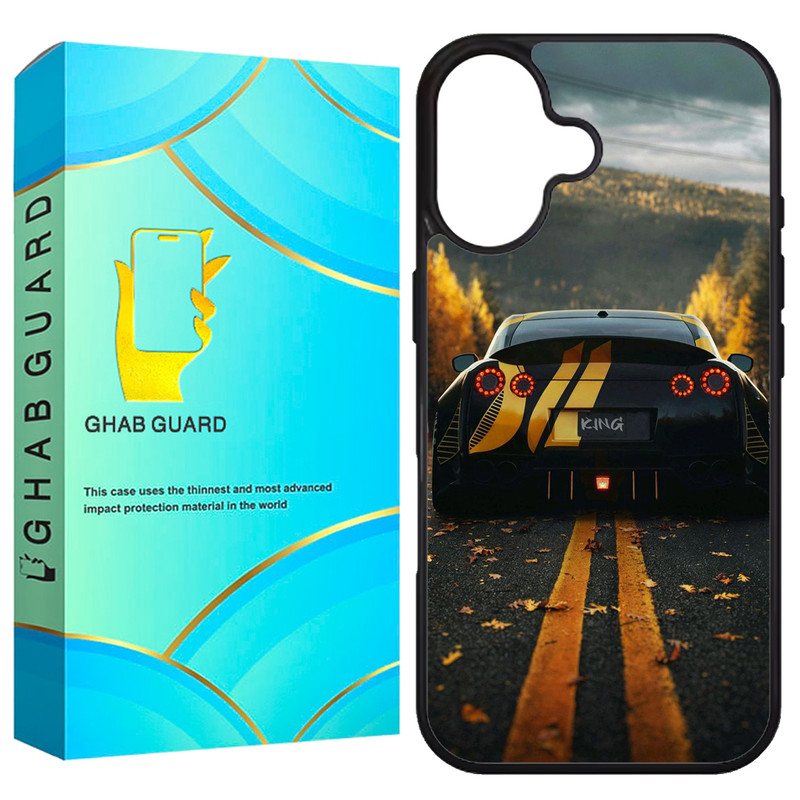 کاور قاب گارد طرح ماشین مدل G16PL مناسب برای گوشی موبایل اپل iPhone 16 Plus