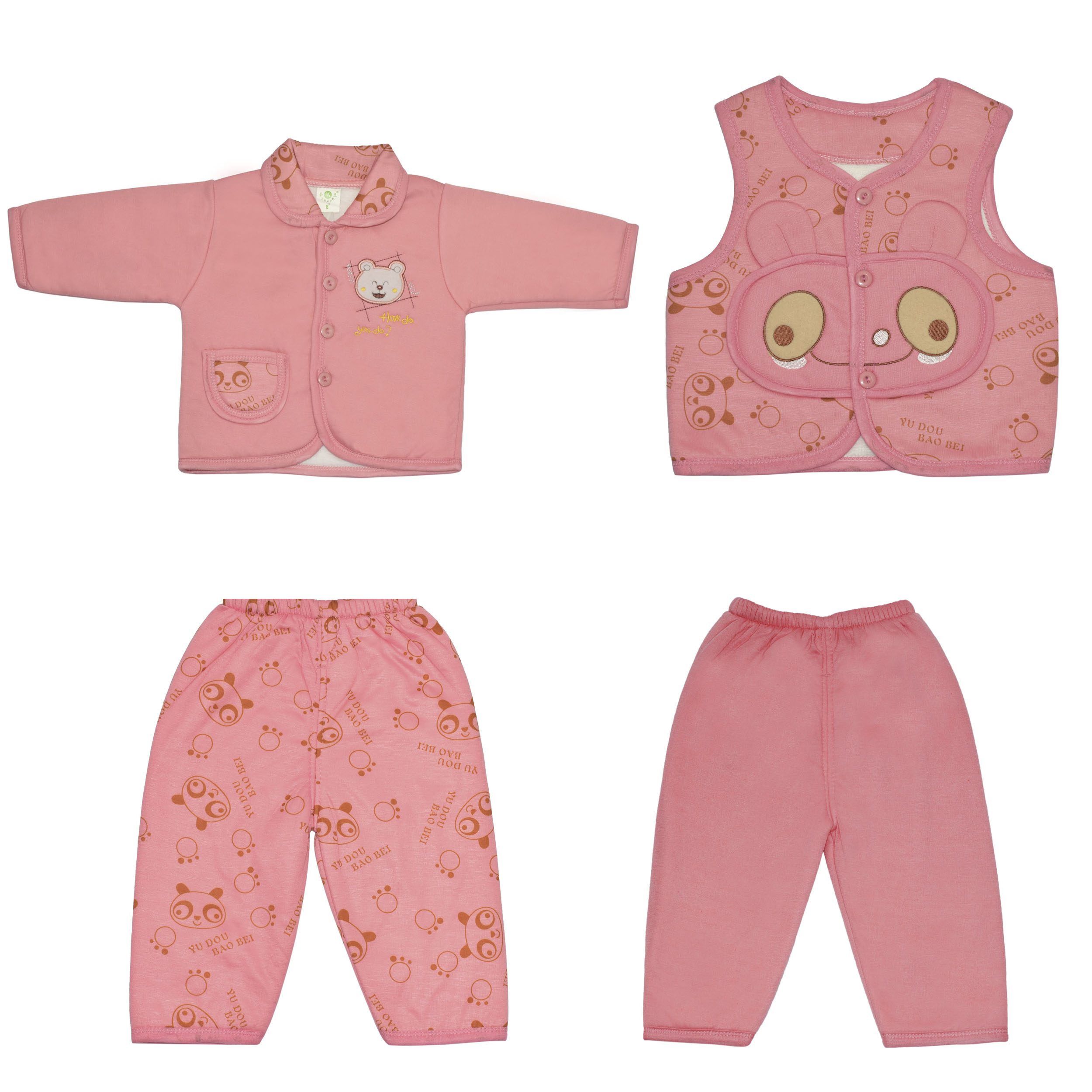 ست 4 تکه لباس نوزادی مدل سوییتی