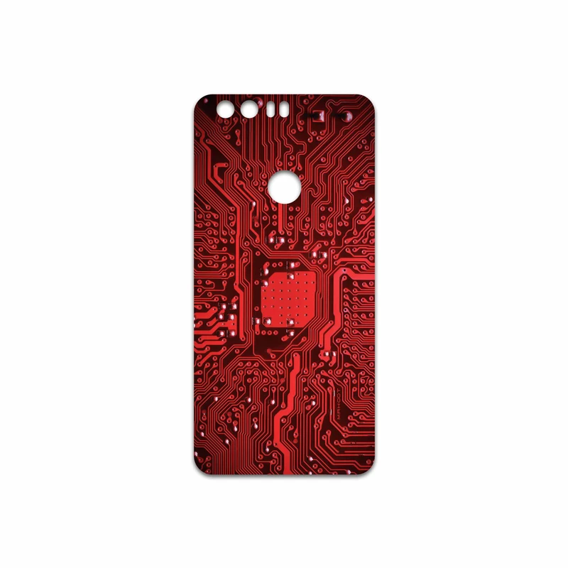 برچسب پوششی ماهوت مدل Red Printed Circuit Board مناسب برای گوشی موبایل آنر 8