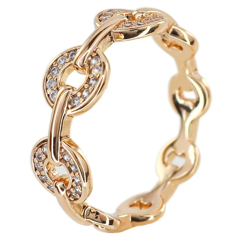 انگشتر زنانه ژوپینگ مدل حلقه در حلقه کد AAE766