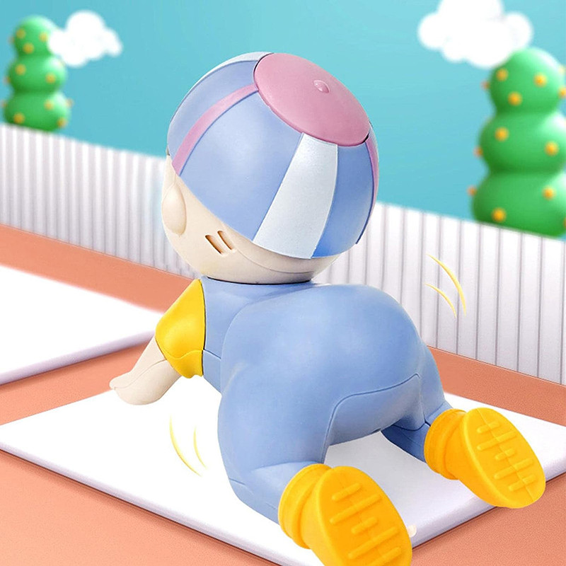 اسباب بازی مدل متحرک طرح کودک چهار دست و پا کد 258