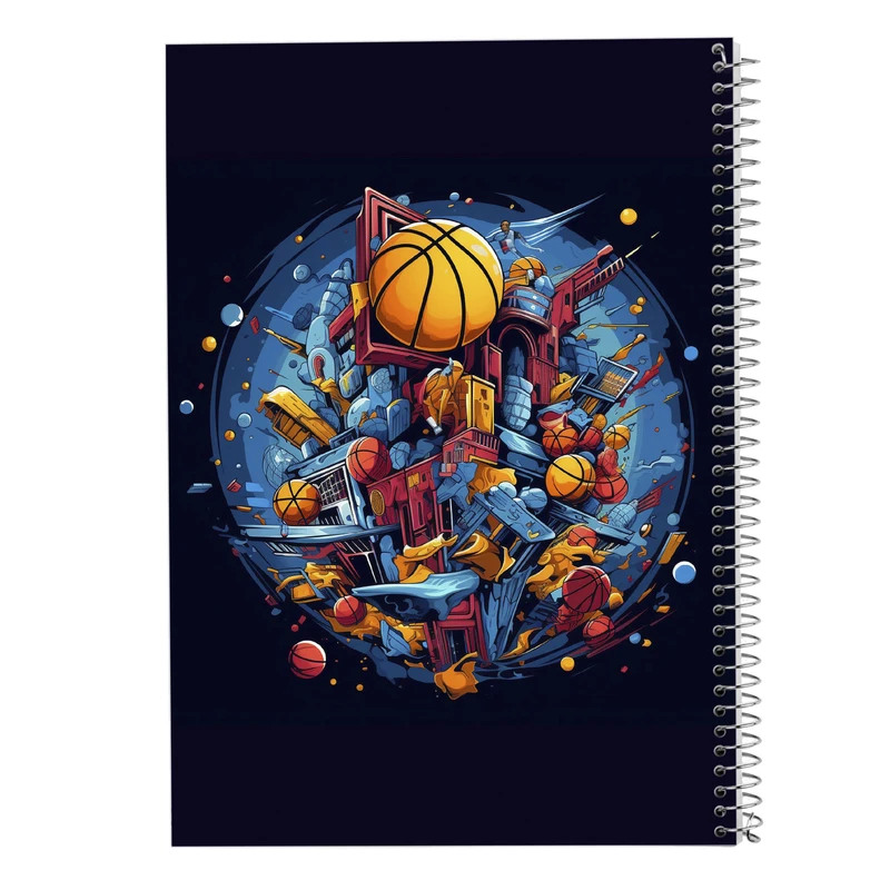 دفتر مشق 100 برگ مدوپد مدل Slam Dunk کد DF2696