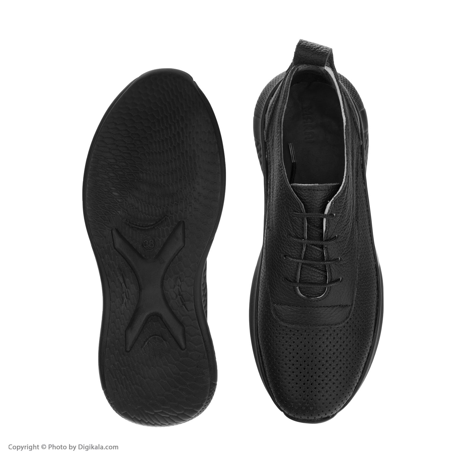 کفش روزمره زنانه مارال چرم مدل مادیرا 601-Black -  - 6