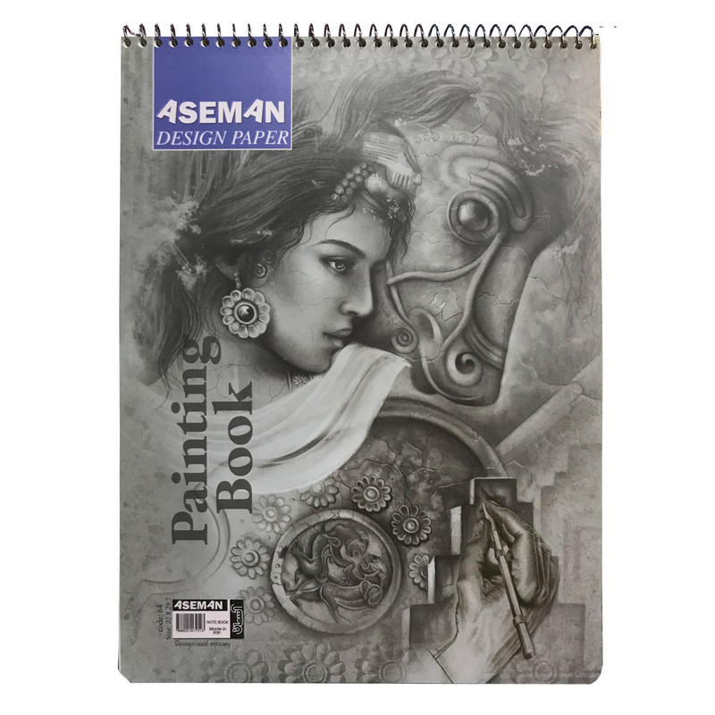 دفتر طراحی 50 برگ آسمان مدل S25 کد 25