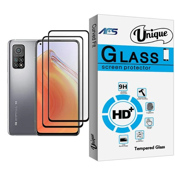 محافظ صفحه نمایش ای اف اس مدل Unique Glass MIX002 مناسب برای گوشی موبایل شیائومی Mi 10T 5G بسته دو عددی