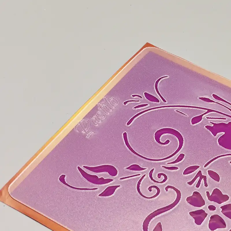 شابلون تزیین پاستیلو مدل flower