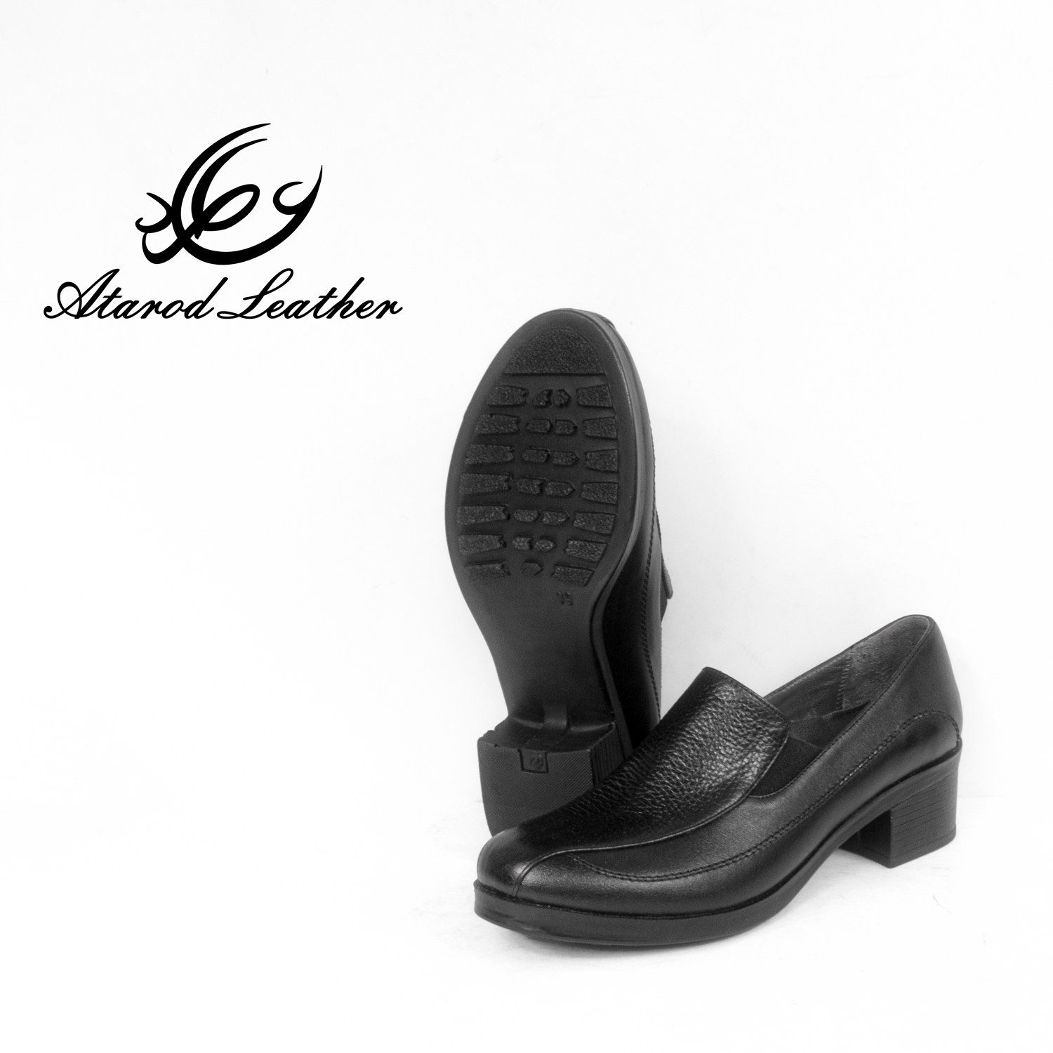 کفش زنانه چرم عطارد مدل چرم طبیعی کد SH226
