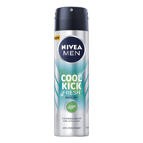 اسپری ضد تعریق مردانه نیوآ مدل Cool Kick Fresh 48h حجم 150 میلی لیتر اسپری ضد تعریق مردانه نیوآ مدل Cool Kick Fresh 48h حجم 150 میلی لیتر